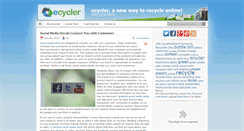 Desktop Screenshot of ecycler.com