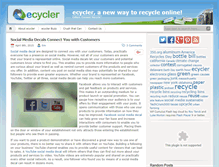 Tablet Screenshot of ecycler.com